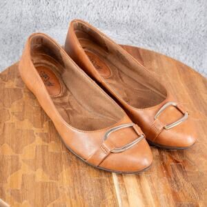 Eurosoft Womens Beverly Flat Brown Size 10 M